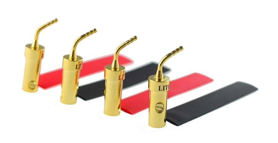 Amazon.co.jp: ☆【4本1組】 WYVERN AUDIO プッシュ式スピーカー